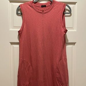 ATM sleeveless shirtdress